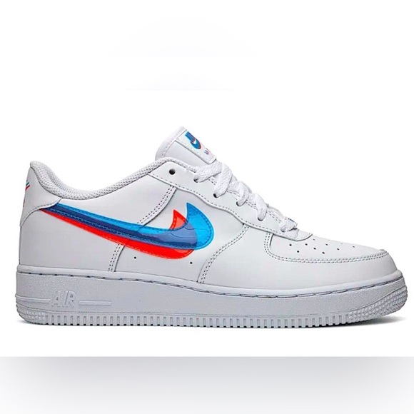 NIKE AIR FORCE 1 3D glasses Authentic and Rare!! With Box💙❤️🤍 - Picture 2 of 8